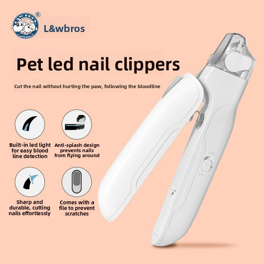 Professional Adjustable LED Pet Nail Clipper